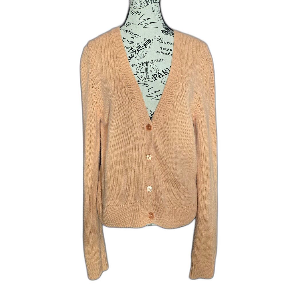 Talbots Lambswool Blend Boho Button-Up Cardigan S… - image 1